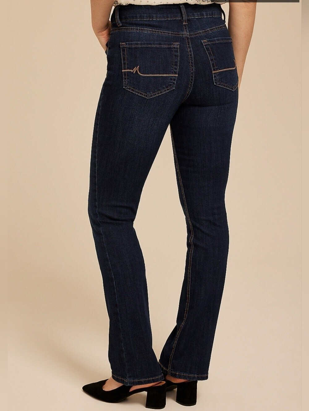 M Jeans By Maurices Classic Slim Boot Mid Rise Jeans, Size 12 Short - Picture 2 of 12